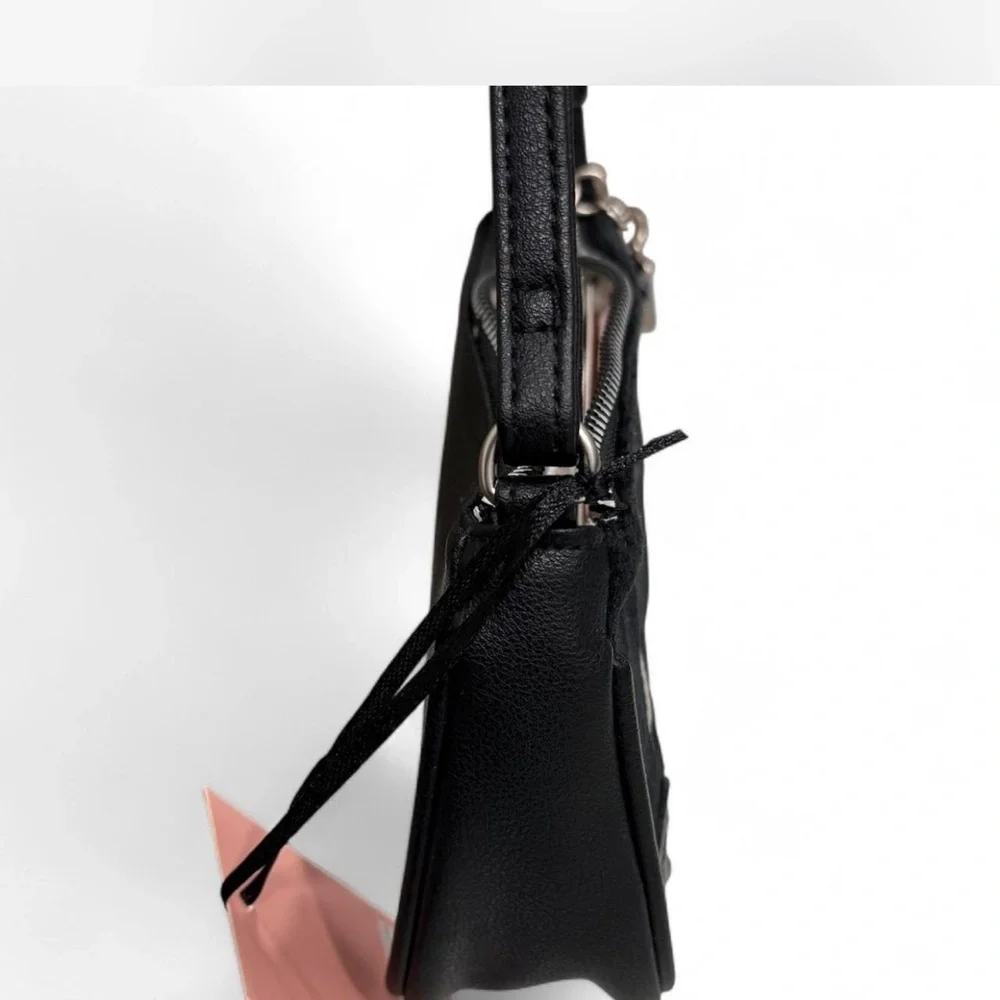 NEW Juicy Couture Black and Silver Shoulder Bag